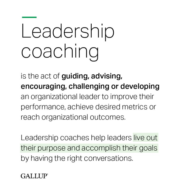Gallup on coaching