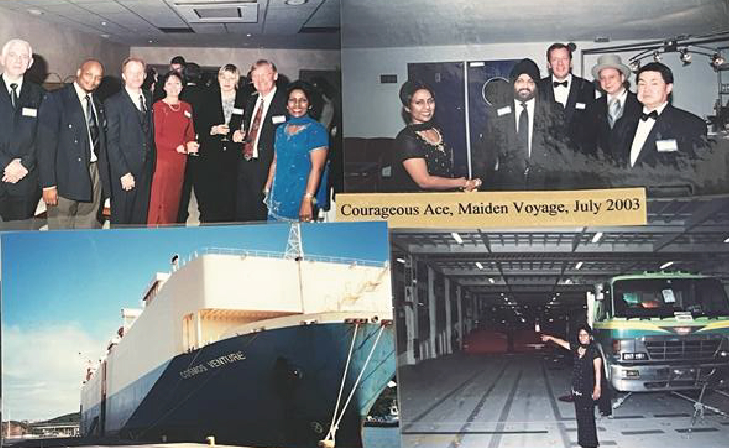 Courageous Ace, Maiden Voyage, July 2003