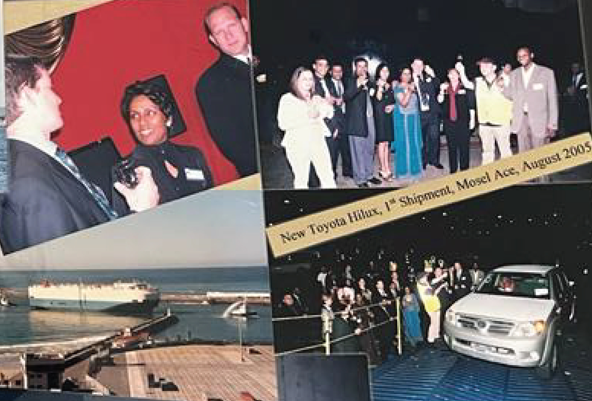 New Toyota Hilux, 1st shipment, Mosel Ace, August 2005