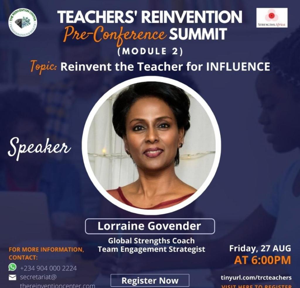 Teachers’ Reinvention Pre Conference Summit